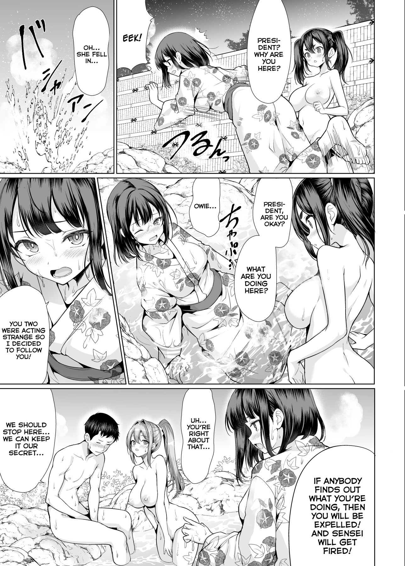 Hentai Manga Comic-My Students Jumped Me When I Got in the Hot Spring-Read-14